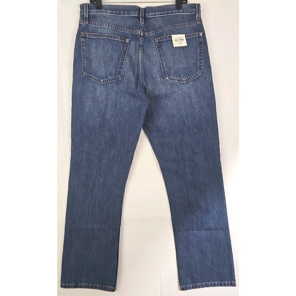 Outerknown ~Men's 33×30~ Blue Denim Sea Jeans The Dunes Straight Organic Cotton. - Picture 3 of 16
